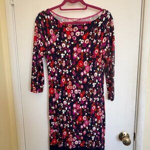 Boden Olivia dress in Pinks Bouquet, Size 6